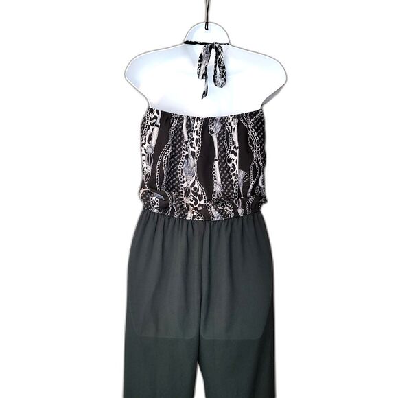 Single Dressy Two Tone Snake Skin Jumper Size Small - Picture 7 of 7